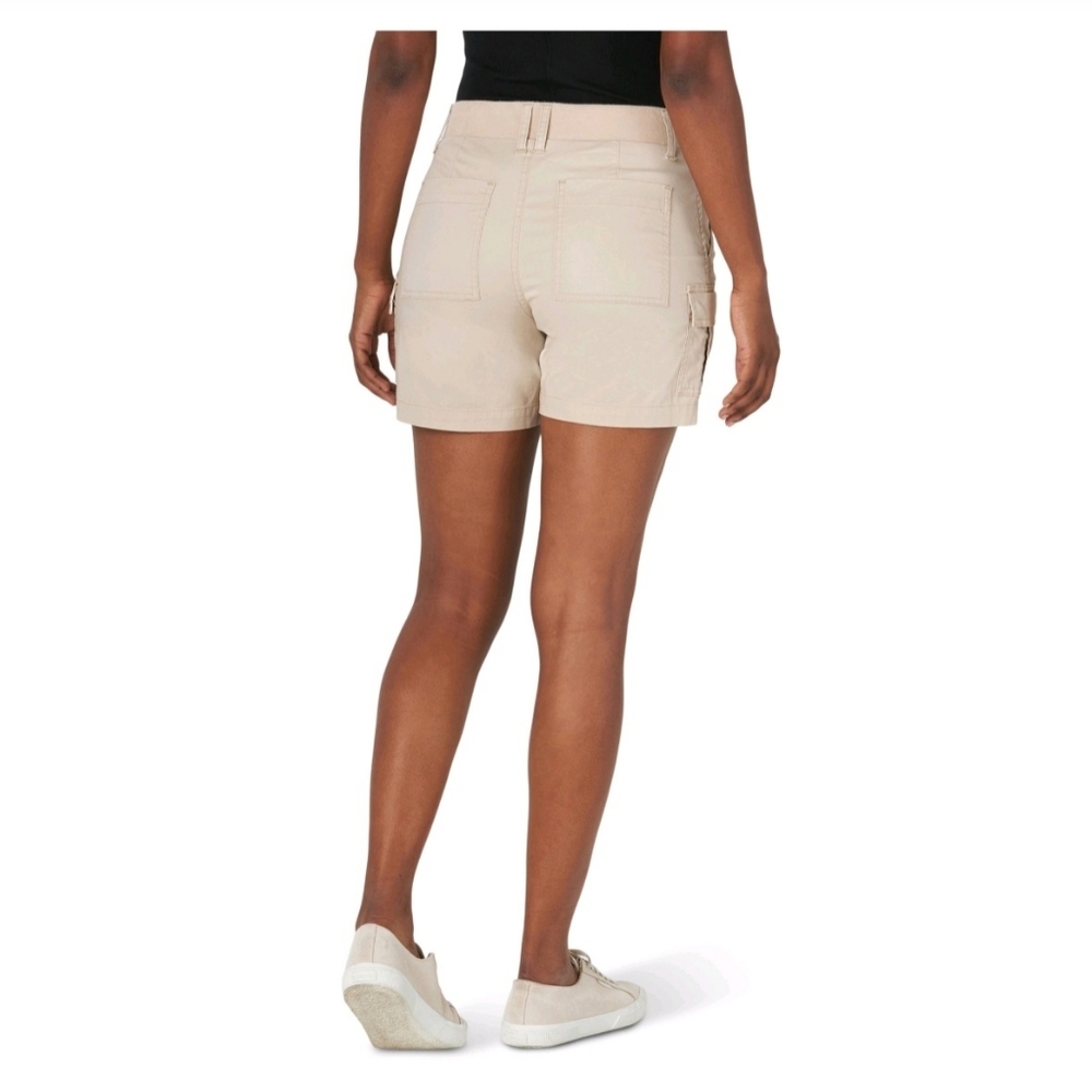 Lee NWT Plus Size Midrise Regular Fit Comfort Waistband 5" Cargo Short 567 - Picture 11 of 11